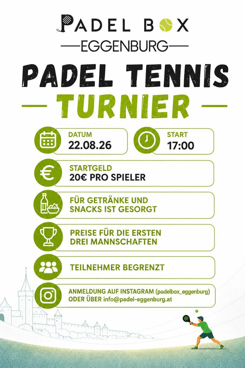 Turnier am 22.8.2026
